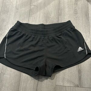Women’s medium Adidas, dark gray shorts. Breathable and barely worn.